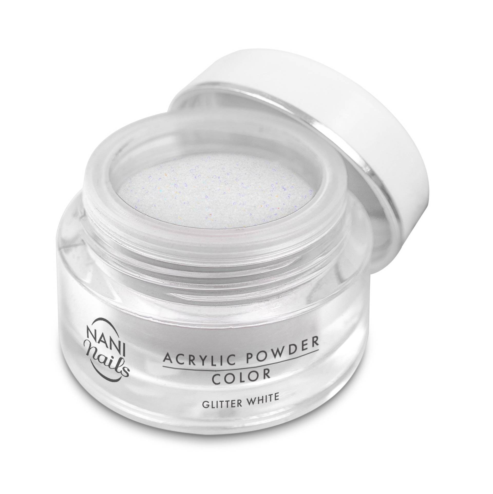 Pudră acrilică NANI 3,5 g - Glitter White