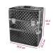 NANI dvoudílný kosmetický kufřík NN038 - Black 3D