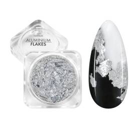 NANI zdobení Aluminium Flakes - Silver