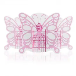 NANI šablóny na nechty Butterfly Short, 100 ks