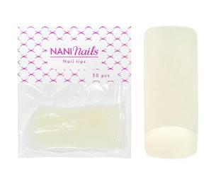 NANI tipy č. 8, dlhá lep. plocha 50 ks - Natural