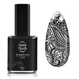 NANI lak na pečiatkovú metódu 10 ml - Black