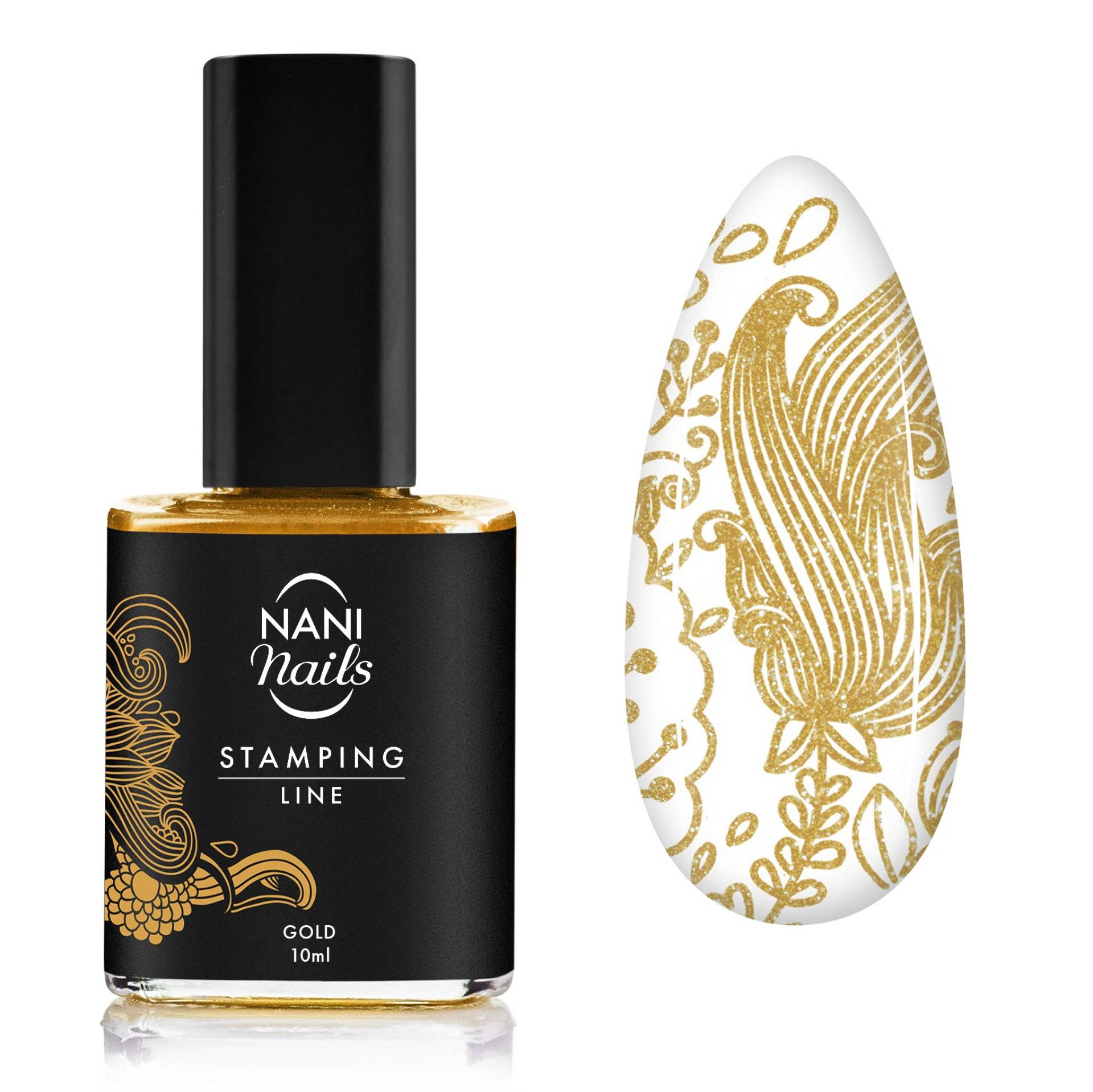 NANI lak na pečiatkovú metódu 10 ml - Gold