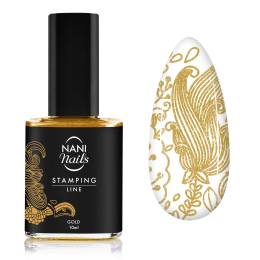 NANI lak na pečiatkovú metódu 10 ml - Gold