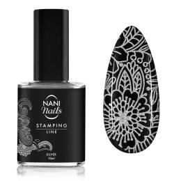 NANI lak pro razítkovou metodu 10 ml - Silver