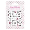 Vodne nalepke za nohte NANI 2D – 175