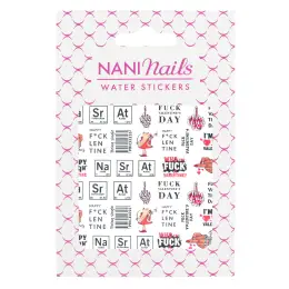 Vodne nalepke za nohte NANI 2D – 180