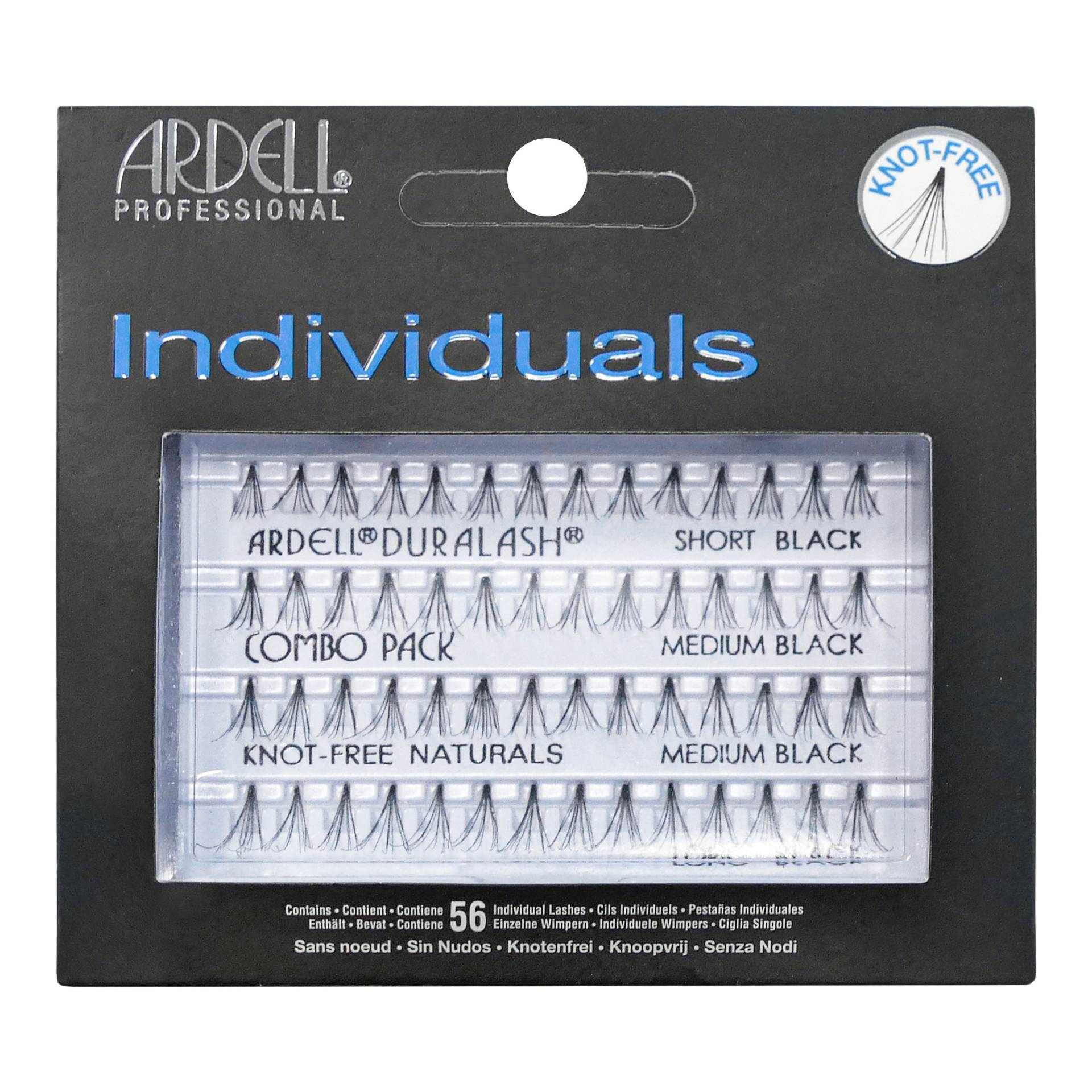 Gene false smochuri Ardell black - Knot Free 56 buc