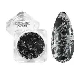 NANI leštiaci pigment Chromatic Flakes - Black