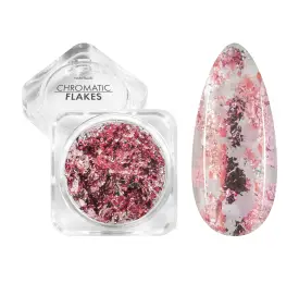 NANI leštiaci pigment Chromatic Flakes - Powder Pink