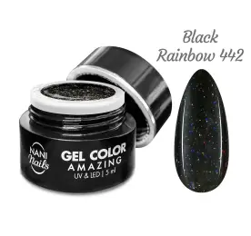 NANI UV gel Amazing Line 5 ml - Black Rainbow