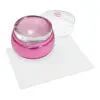 Silikonski žig NANI + strgalo – Pink