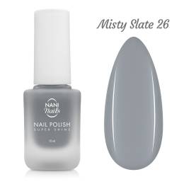 NANI lak na nehty Super Shine 10 ml - Misty Slate