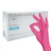 AMPri Nitrilne rokavice Style Grenadine, M, nepudrane – 100 kosov