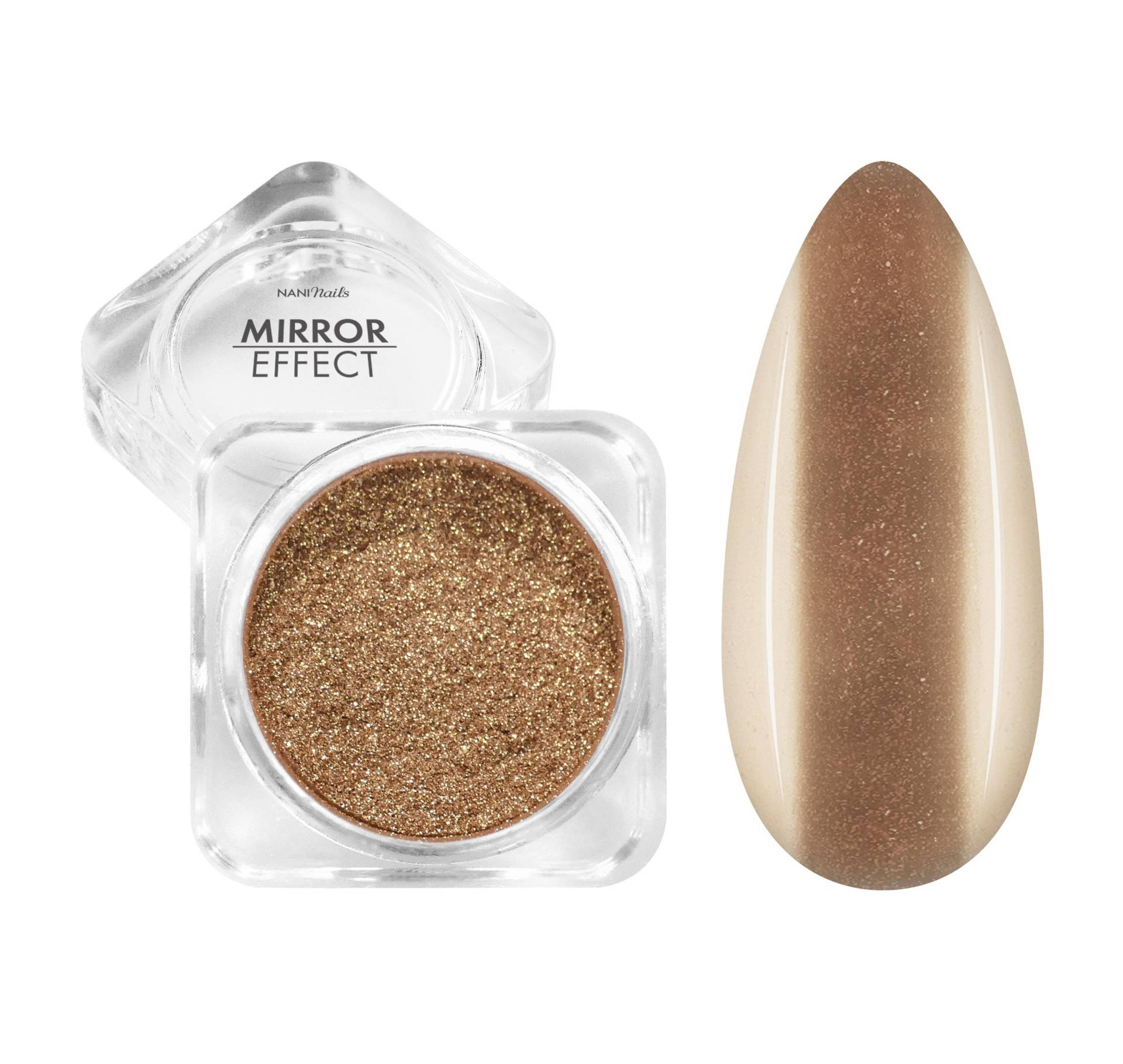 NANI pigment s efektom sjaja Mirror Effect - Dark Gold