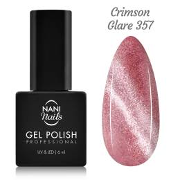 NANI Cat Eye gél lak 6 ml - Crimson Glare