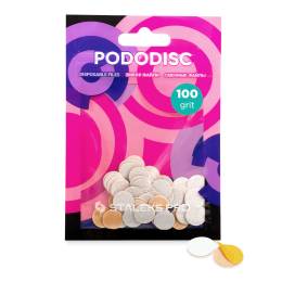 STALEKS Pododisc XS - limas de pedicure descartáveis - 100