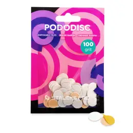 STALEKS Pododisc XS – jednorazové pilníky na pedikúru - 100