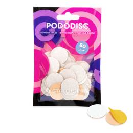 STALEKS Pododisk M - jednorázové pilníky na pedikúru - 80
