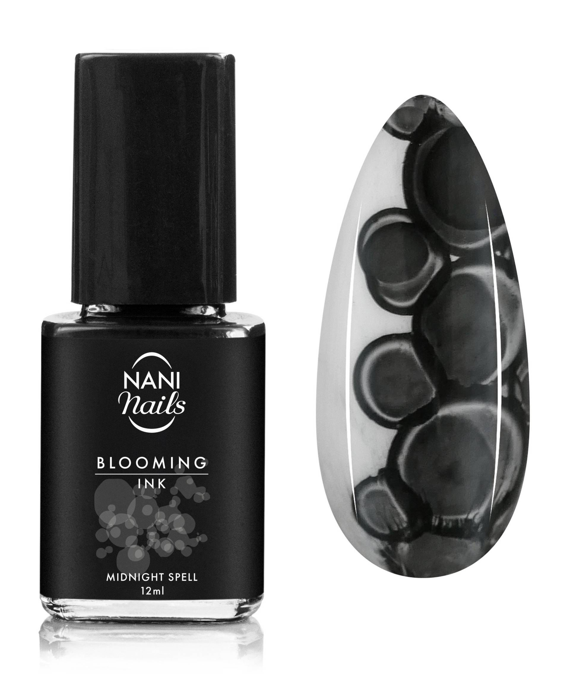 NANI zdobiaci lak Blooming INK 12 ml - Midnight Spell