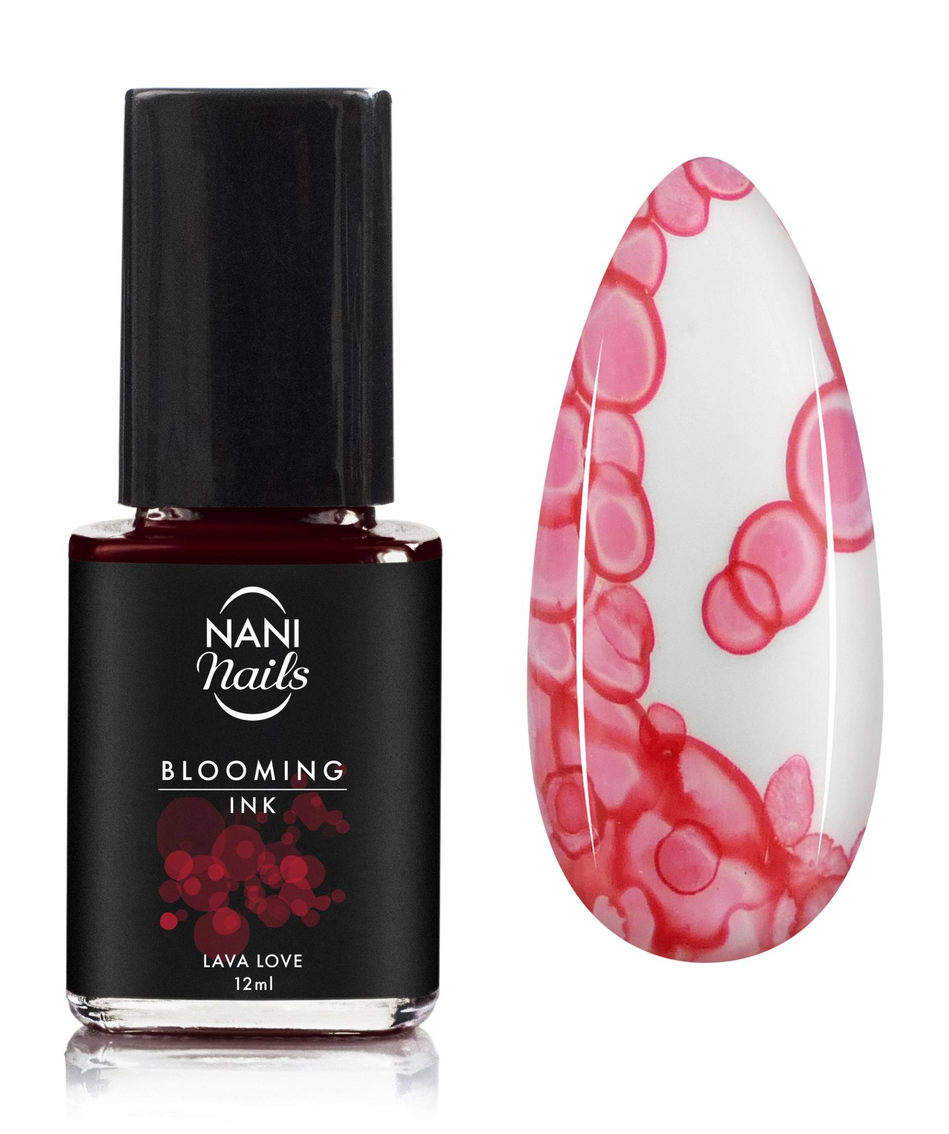 NANI zdobiaci lak Blooming INK 12 ml - Lava Love