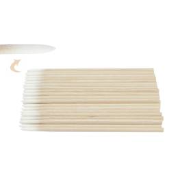 NANI lesene palčke za nohte z bombažem – 100 kosov