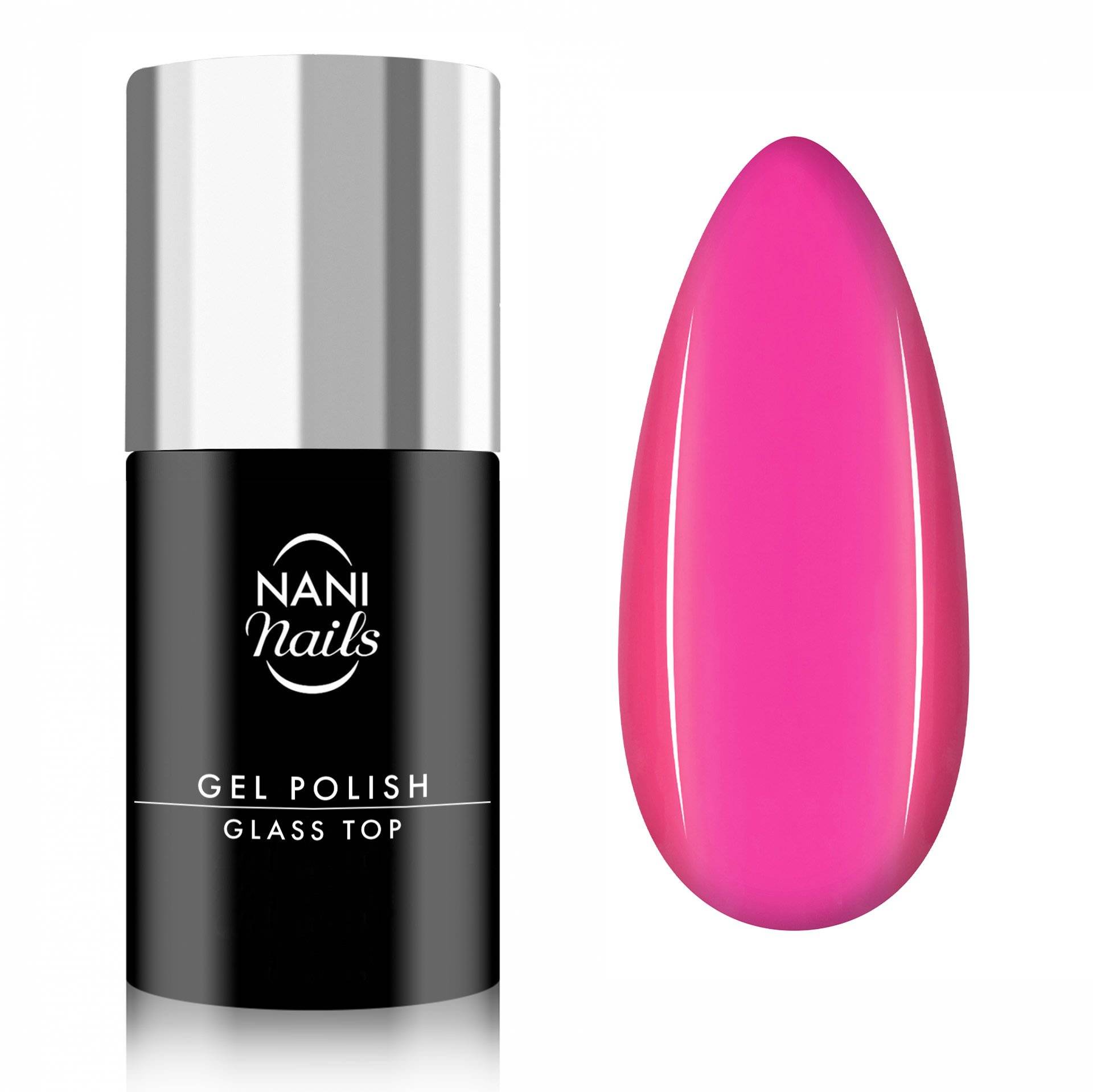 NANI ojă semipermanentă Glass Top 5 ml - Pink Elixir