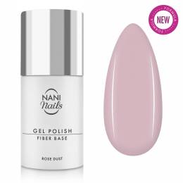 NANI gél lak Fiber Base 5 ml - Rose Dust