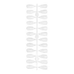 NANI tipsuri gel, 120 buc, 1 mărime - Almond Clear, scurte