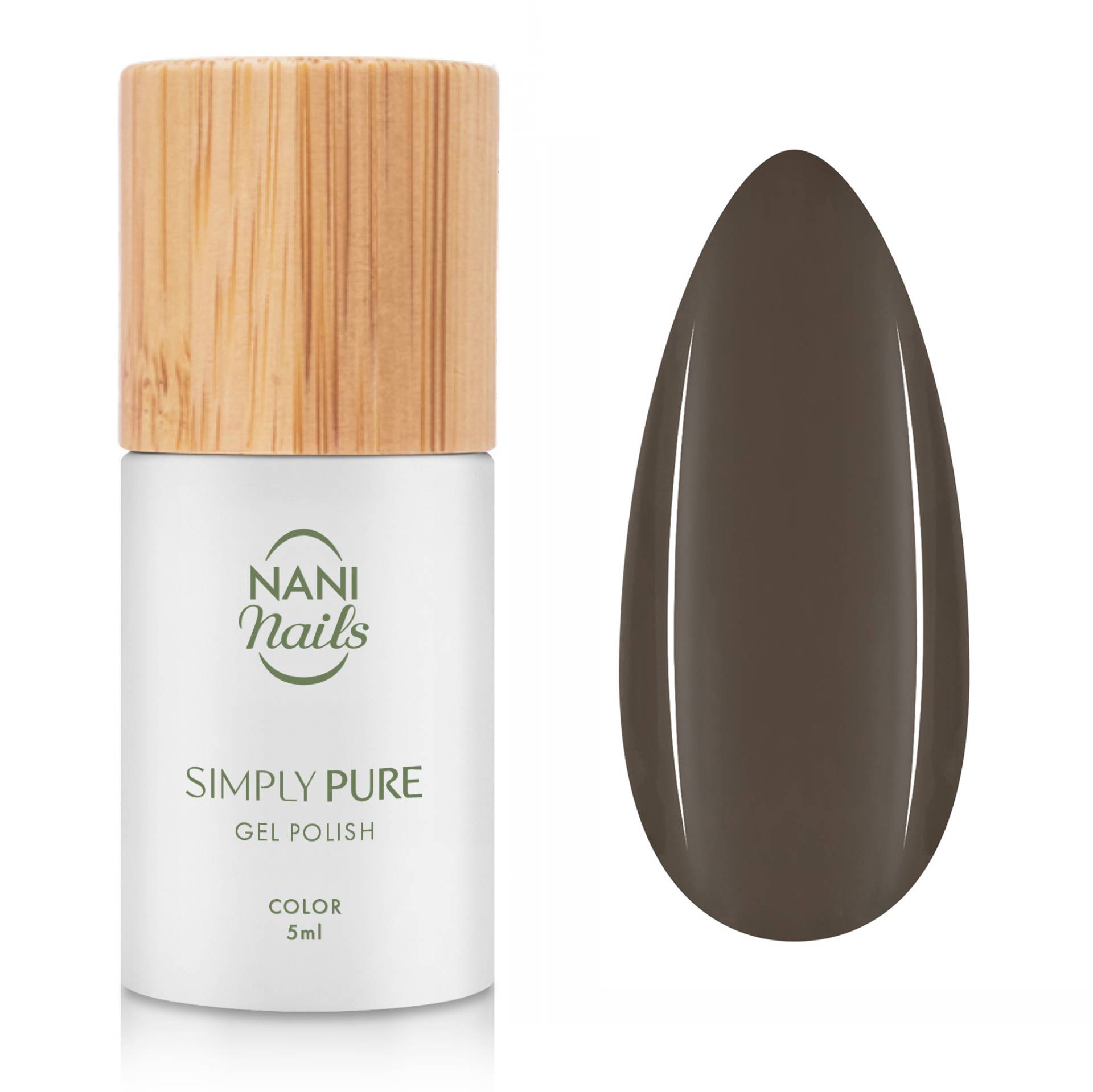 NANI ojă semipermanentă Simply Pure 5 ml - Cocoa Latte