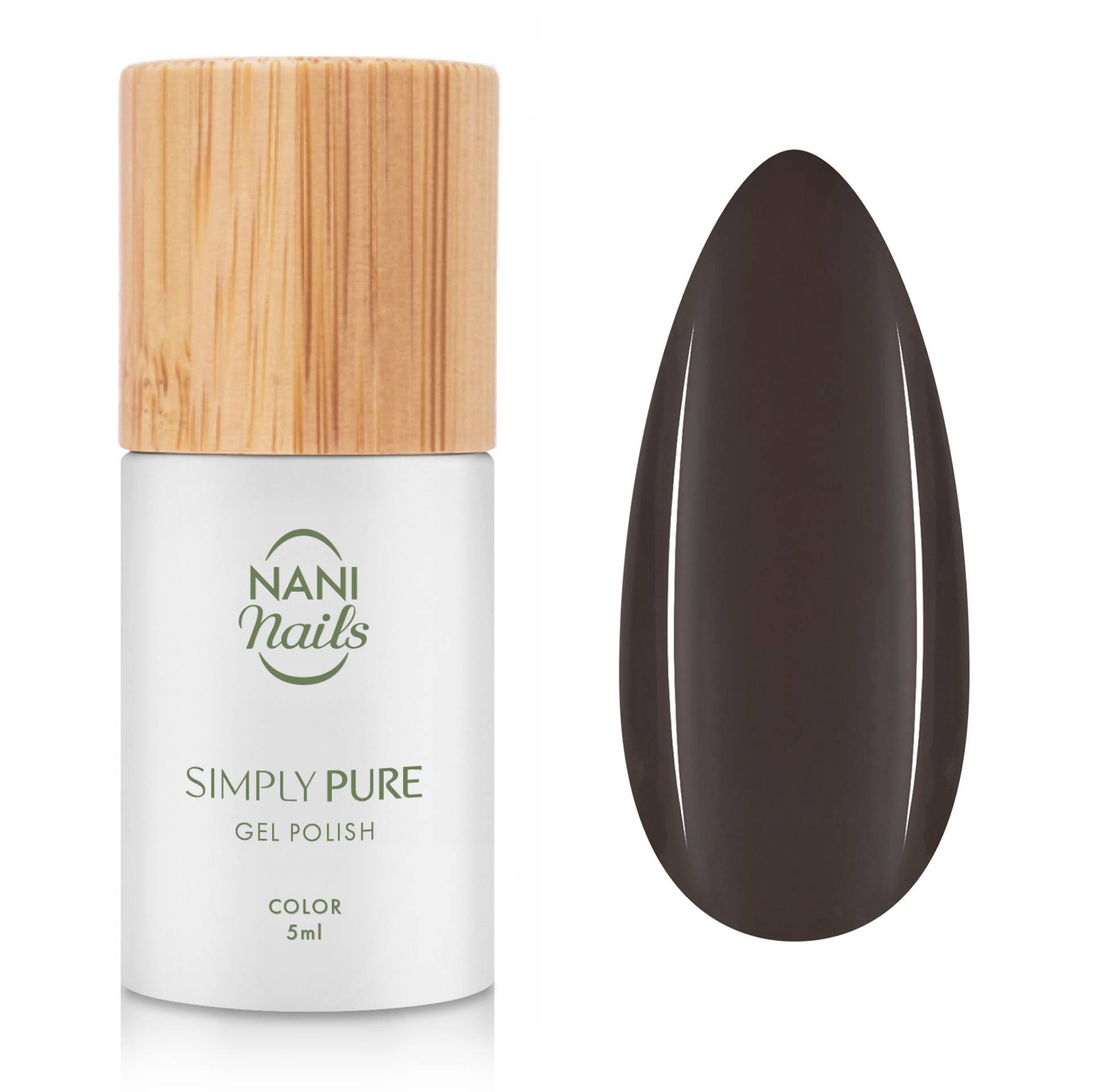 NANI ojă semipermanentă Simply Pure 5 ml - Espresso Bean