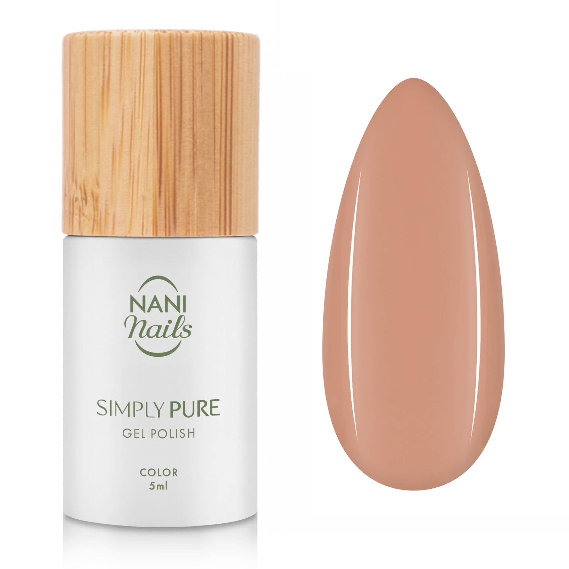 NANI ojă semipermanentă Simply Pure 5 ml - Apricot Pie