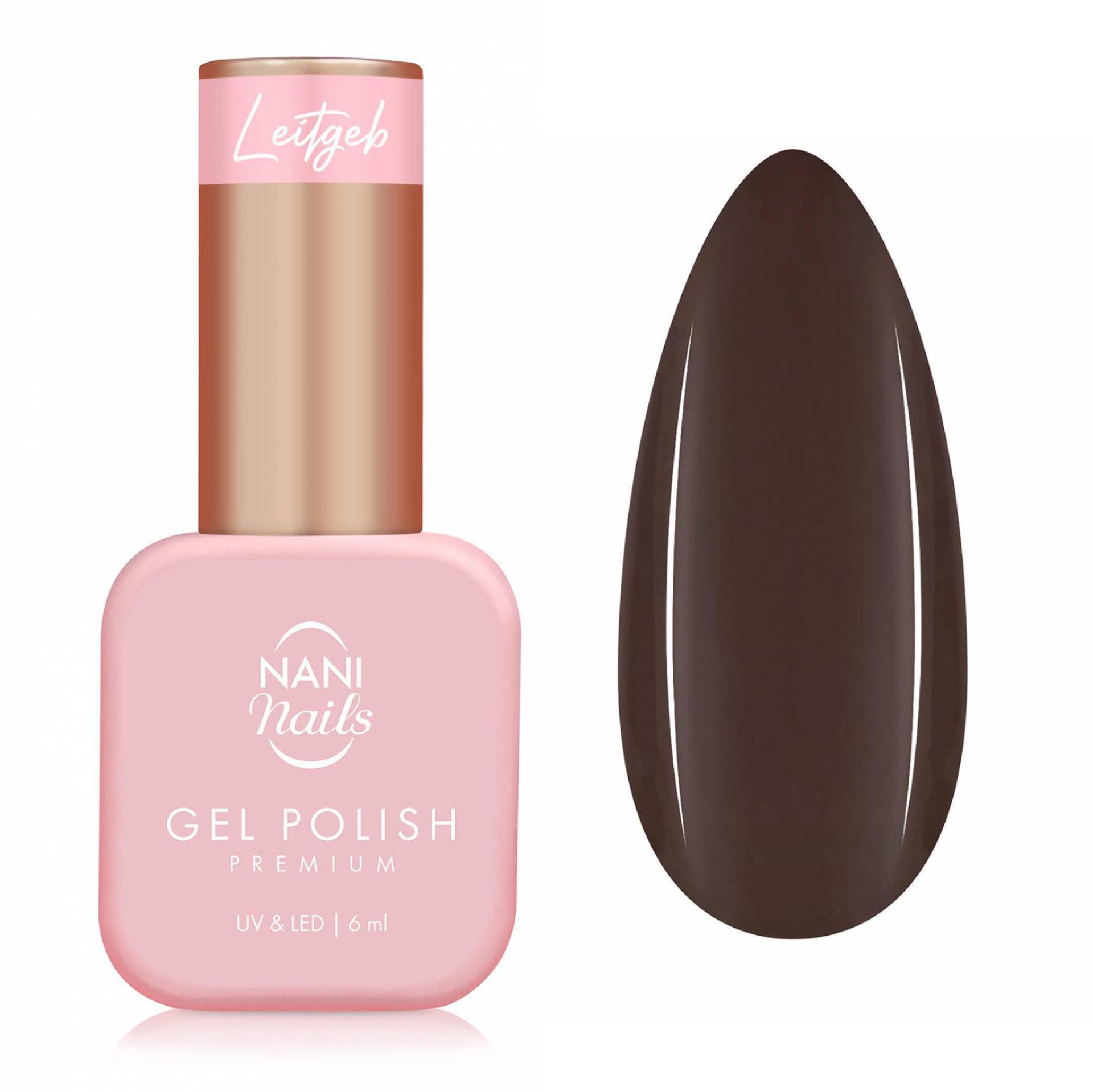 NANI gel lak Premium 6 ml - Rum s čajem