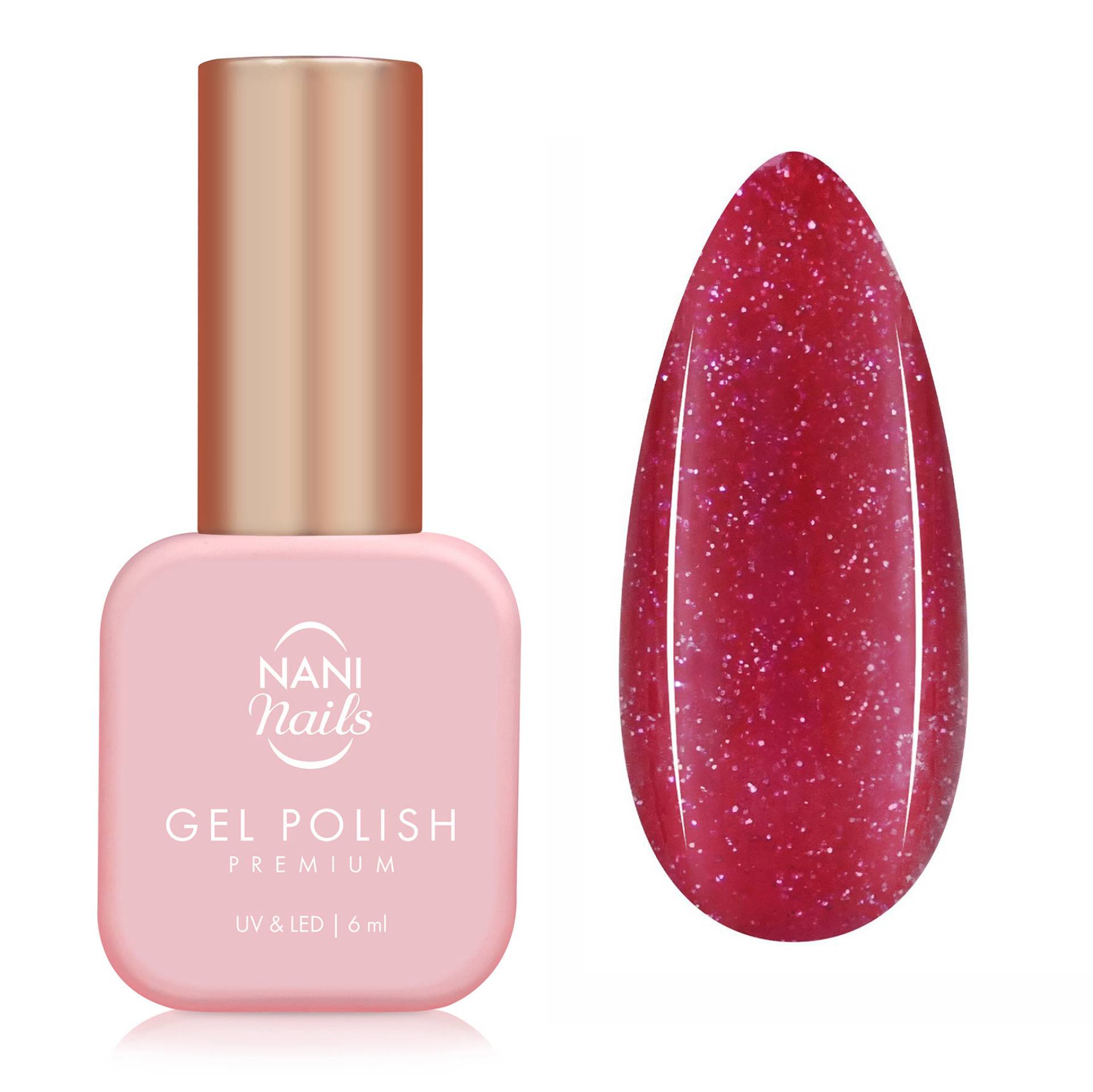NANI ojă semipermanentă Premium 6 ml - Garnet