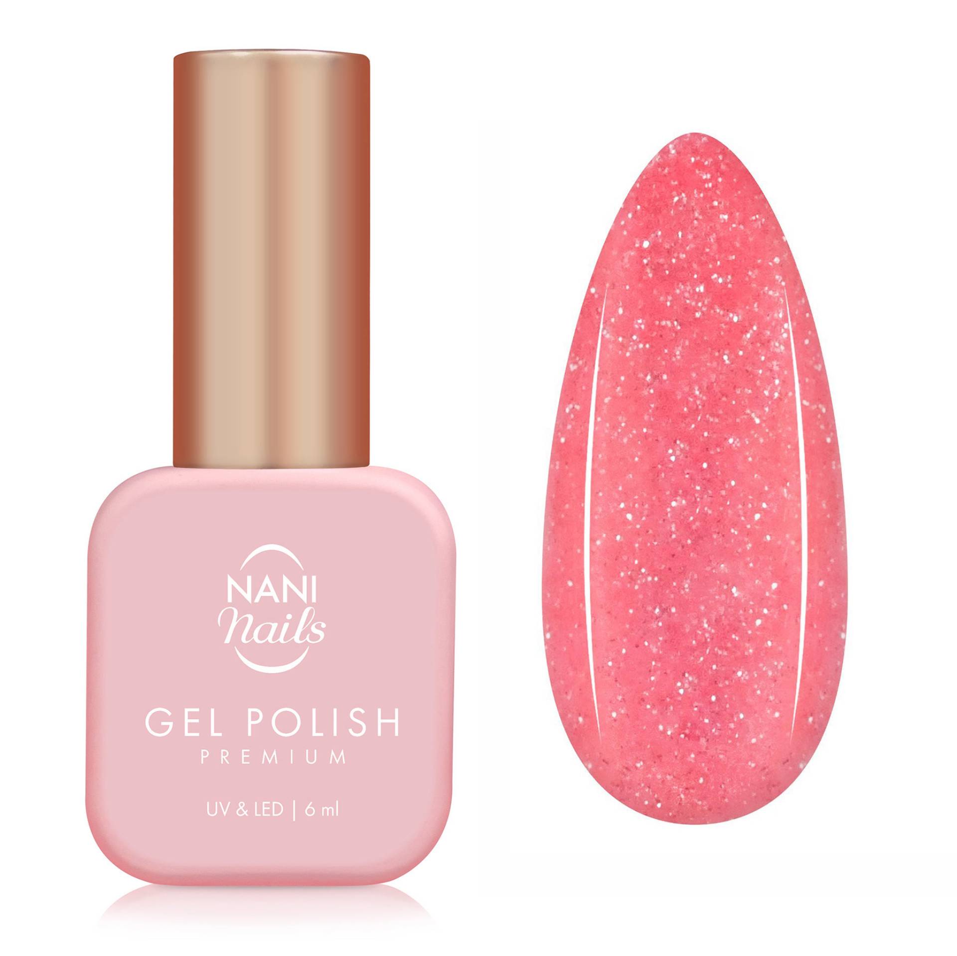 NANI gél lak Premium 6 ml - Coral Spark