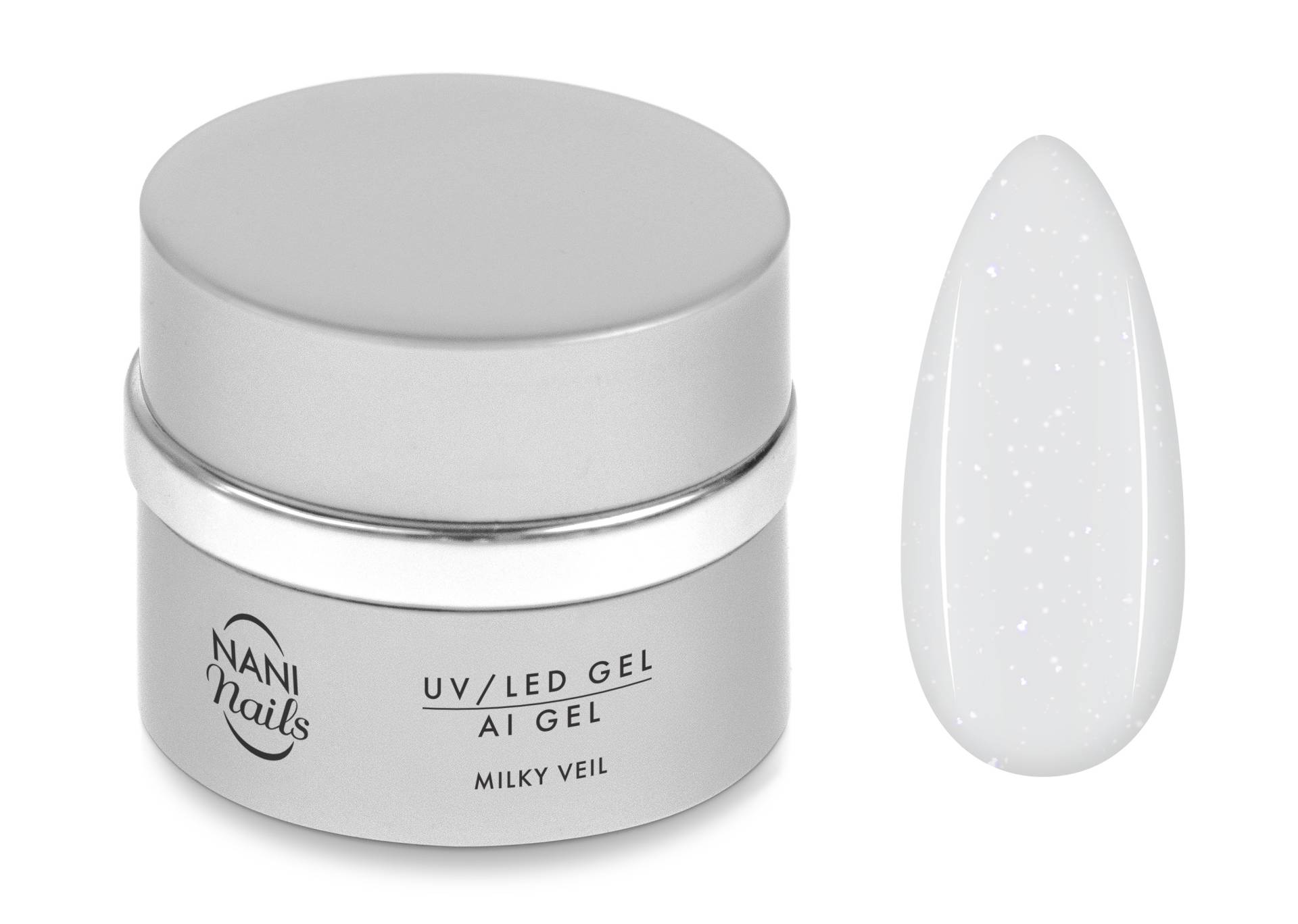 NANI UV/LED AI builder gel 15 ml - Milky Veil