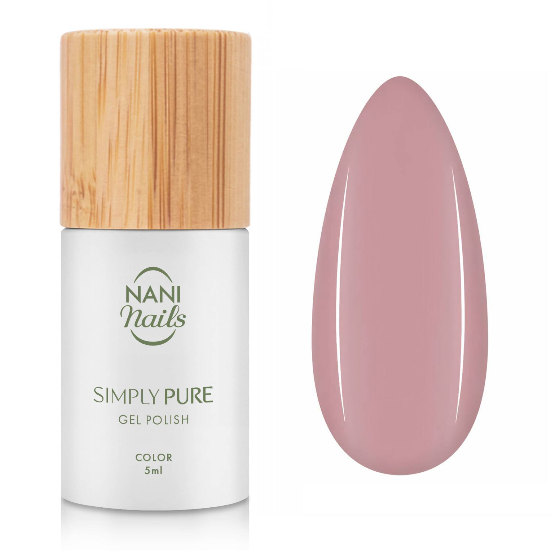 NANI ojă semipermanentă Simply Pure 5 ml - Pink Sand