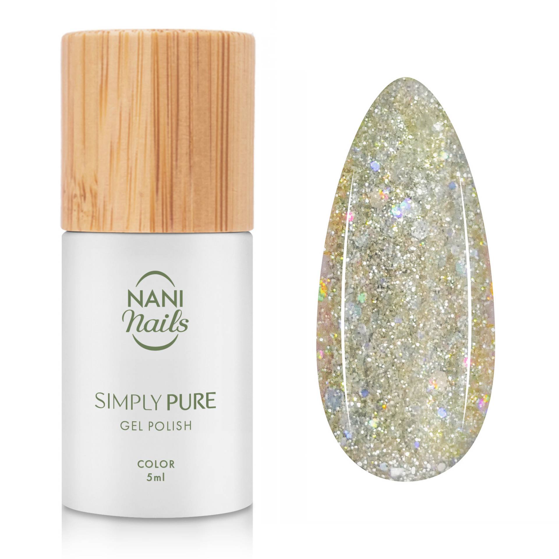 NANI gel lak Simply Pure 5 ml - Twinkle Gold