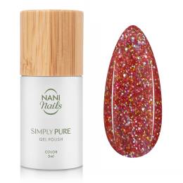 NANI gél lak Simply Pure 5 ml - Amber Ruby