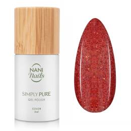 NANI gél lak Simply Pure 5 ml - Shine Scarlet
