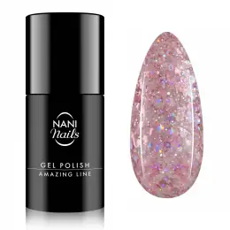 NANI gel lak Amazing Line 5 ml - Rosy Confetti