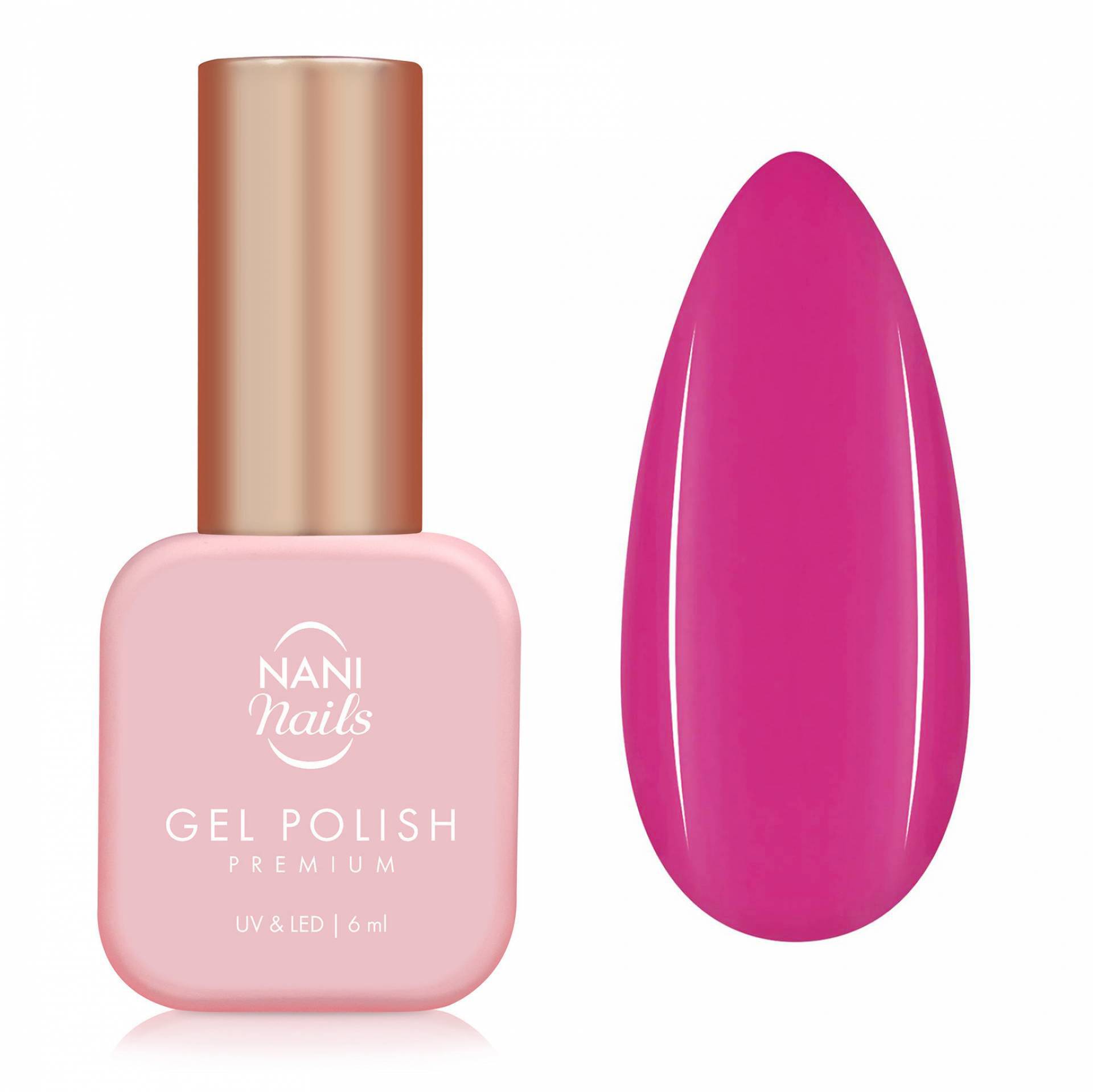 NANI gel lak Premium 6 ml - Hot Fuchsia