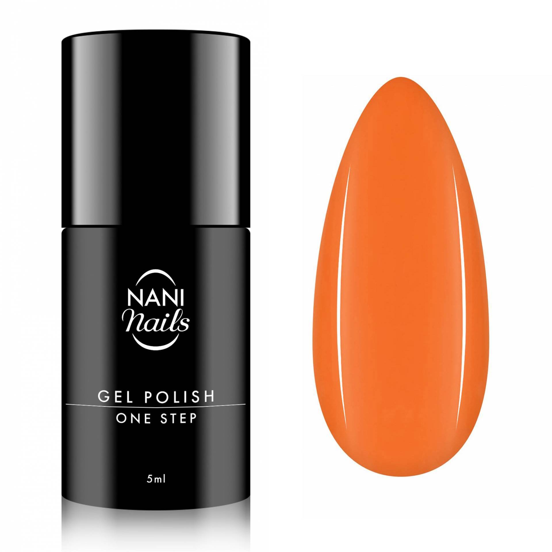 NANI ojă semipermanentă One Step 5 ml - Electric Orange