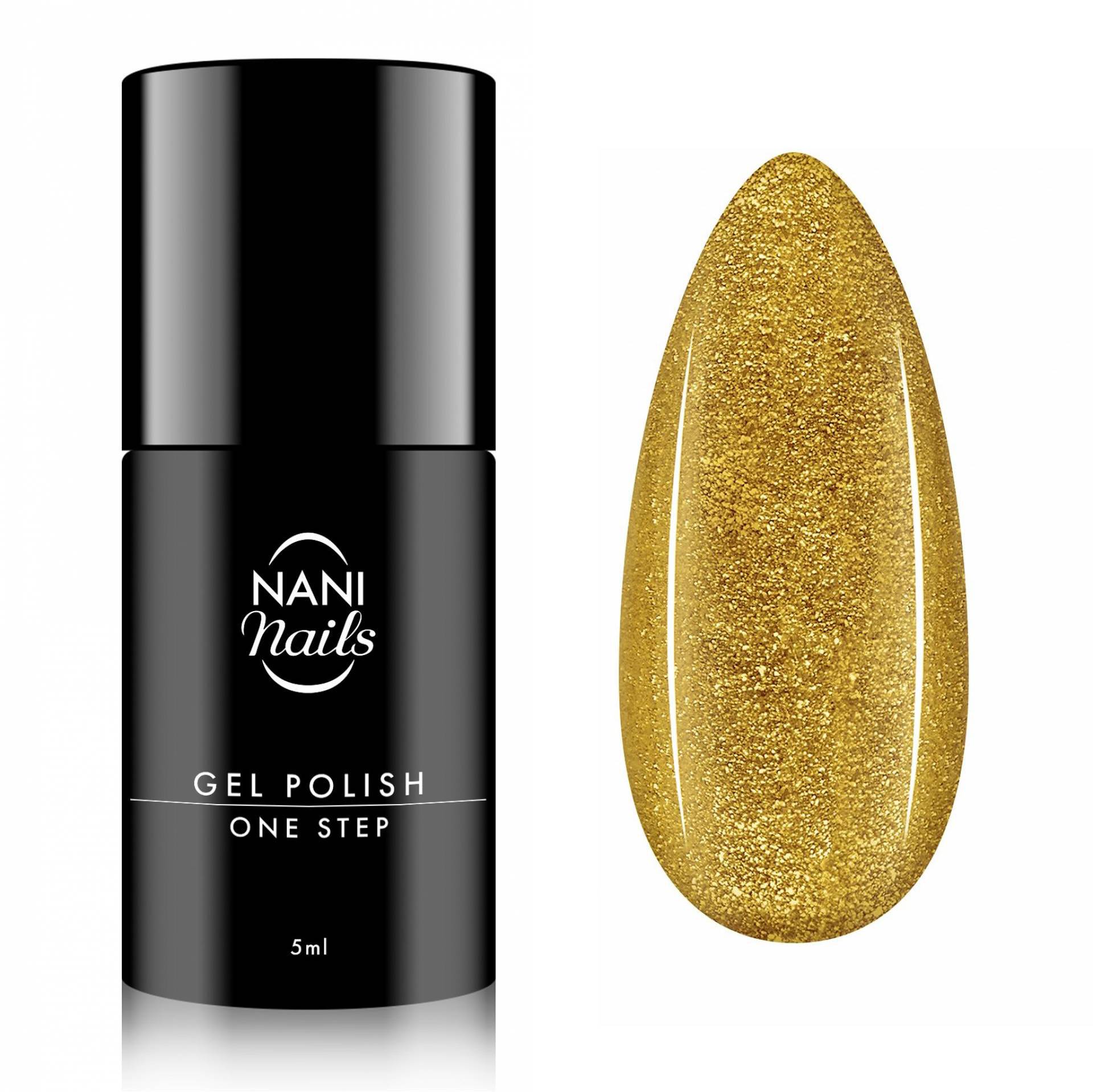 NANI ojă semipermanentă One Step 5 ml - Glitter Copper