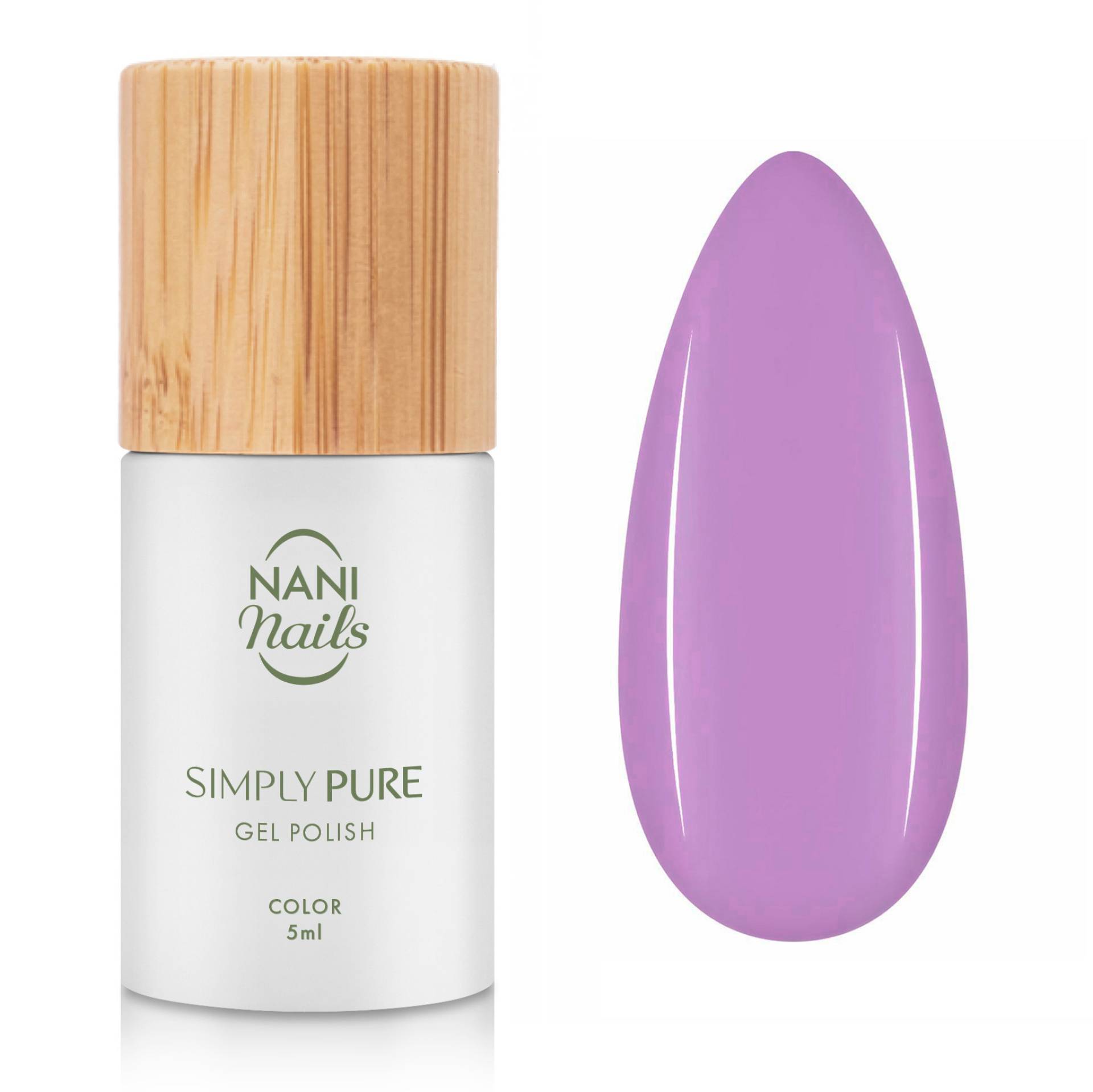 NANI ojă semipermanentă Simply Pure 5 ml - Candy Lilac