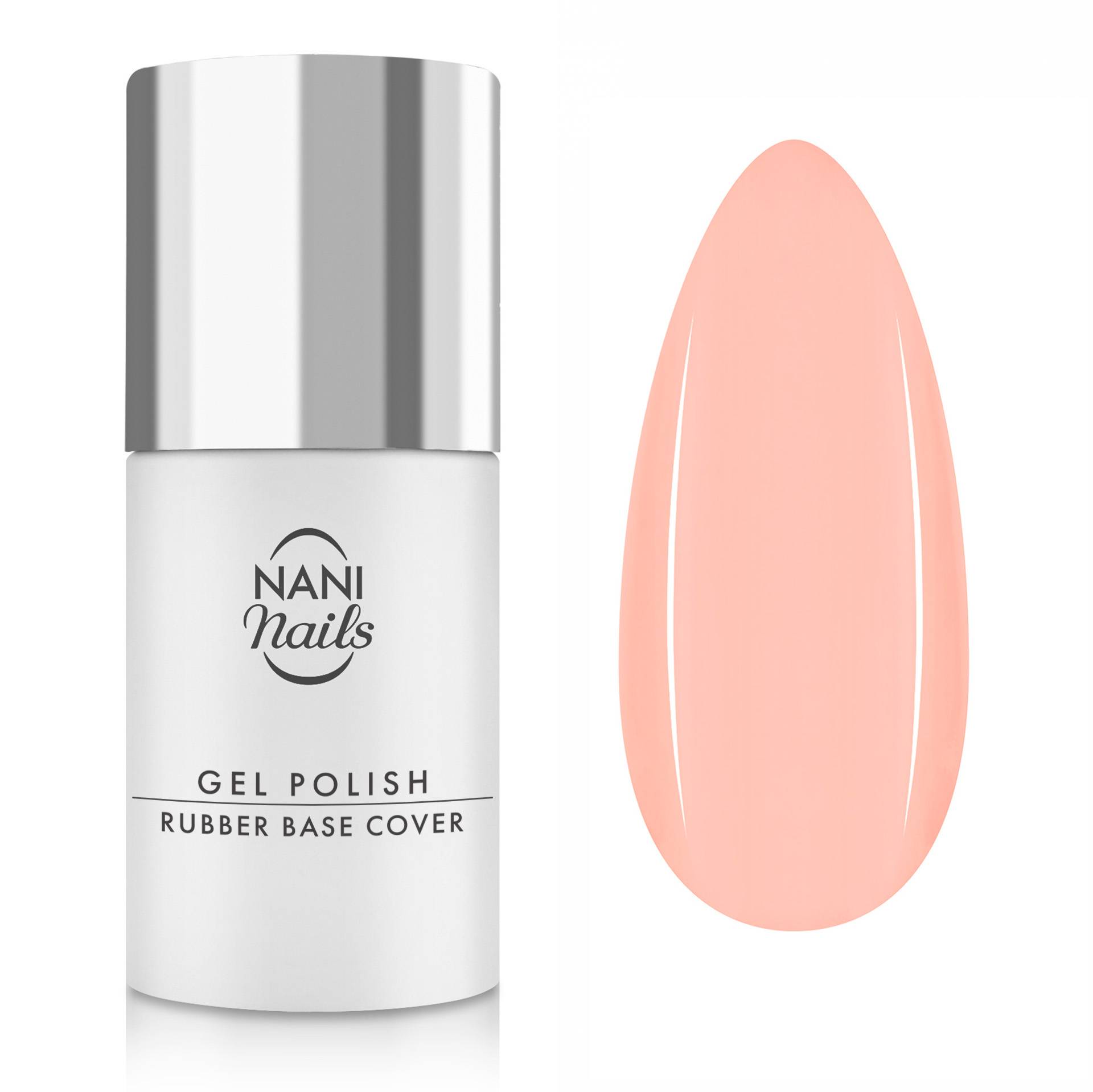 NANI ojă semipermanentă Rubber Base Cover 5 ml - Delicate Coral