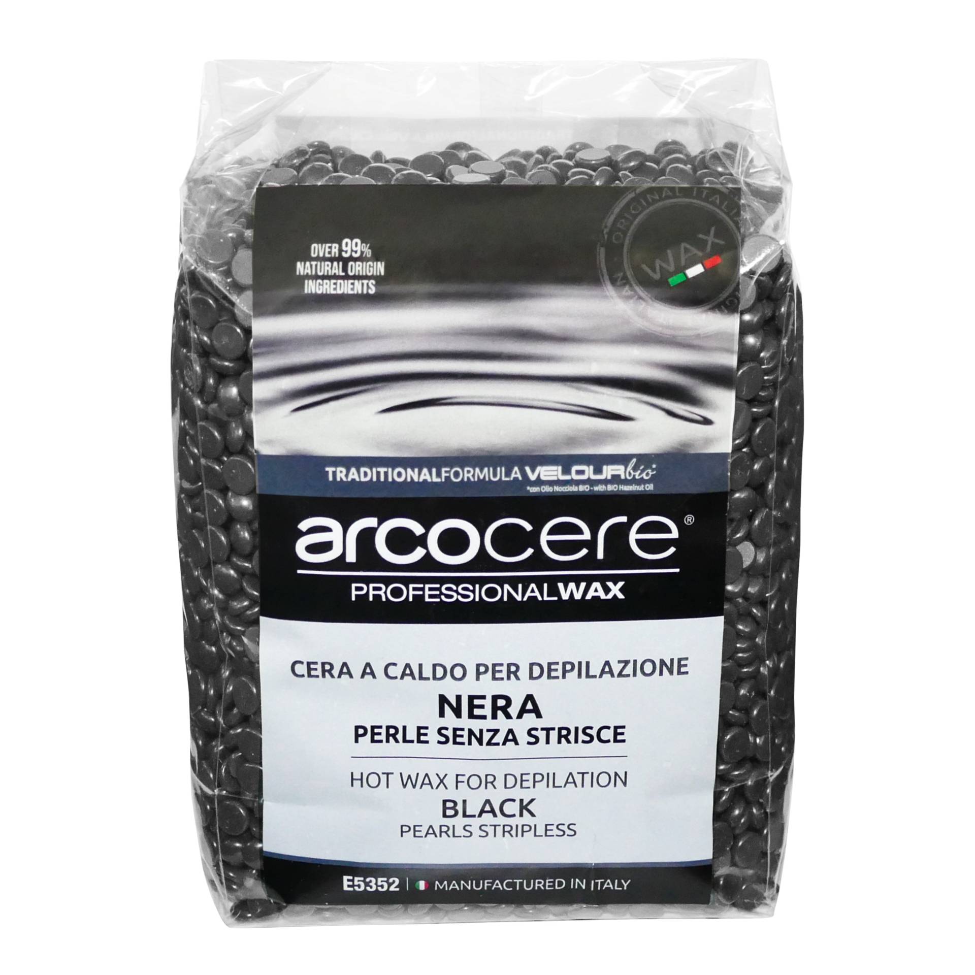 Arcocere κερί αποτρίχωσης Pearls 1000 ml - Intense Black