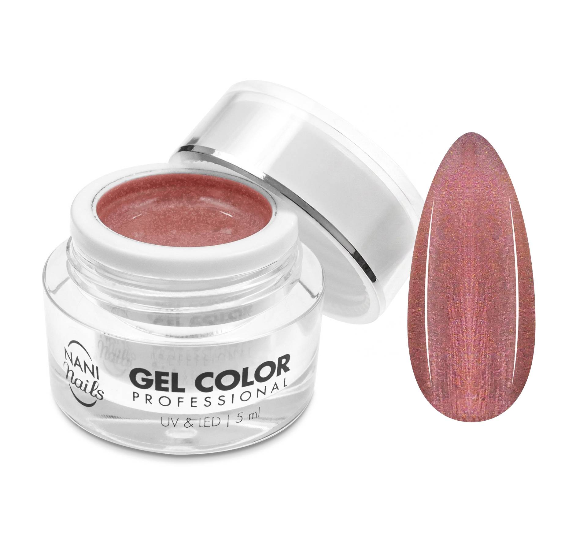 Gel UV/LED NANI Professional 5 ml - Dark Rosegold