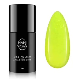 NANI gel lak Amazing Line 5 ml - Glitter Neon Yellow