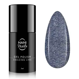 NANI verniz gel Amazing Line 5 ml - Glitter Dark Blue
